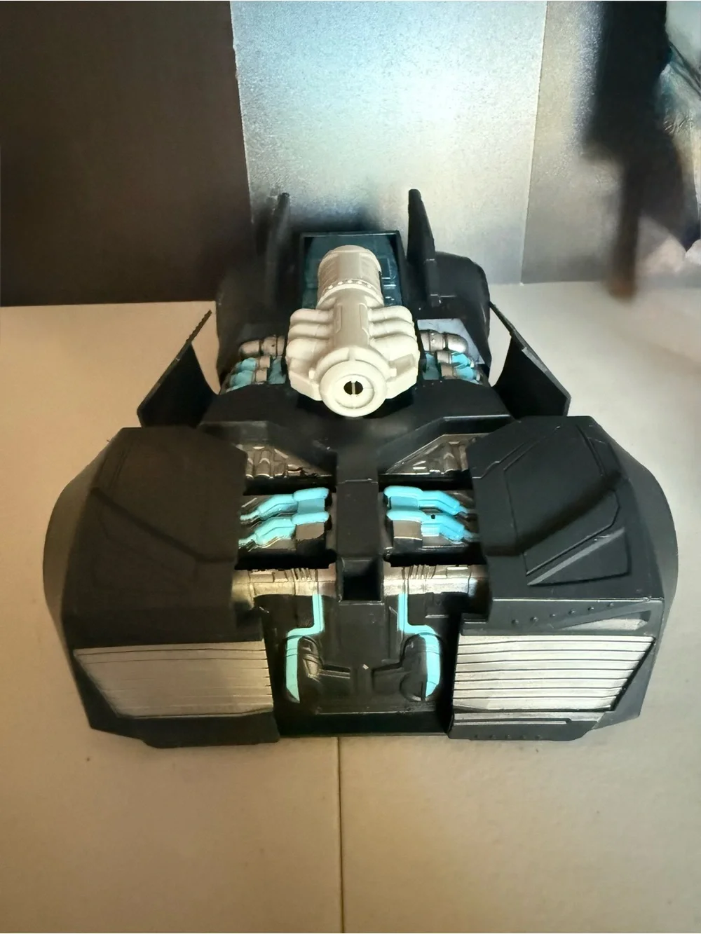 DC Black Bat Mobil Toy Panel with Raised Grille Detailing